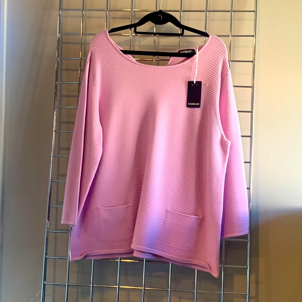 NEW 2XL Pink Sweater - European Style